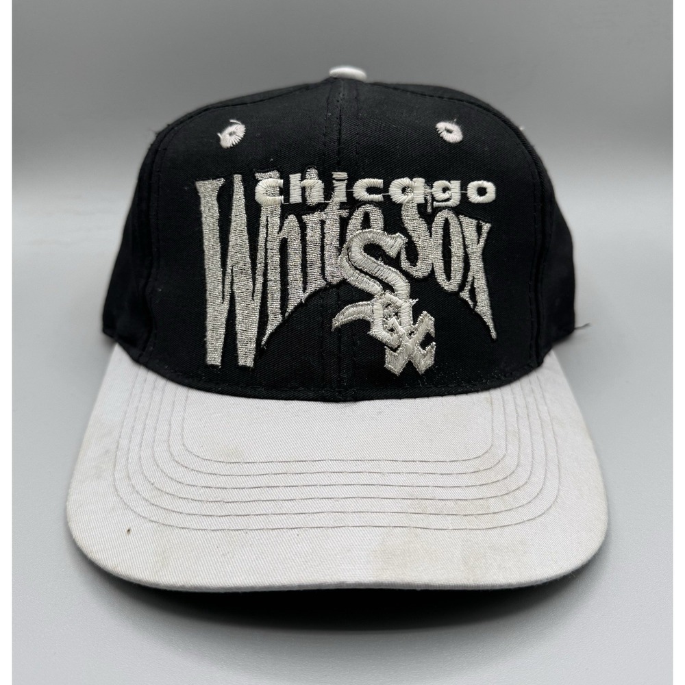 Vintage Chicago White Sox Hat Fitted 6 3/4 Embroidered The Game Black